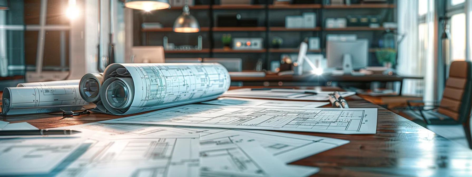 a meticulously organized construction office displays blueprints and regulations, highlighting detailed flooring installation guidelines, illuminated by bright artificial lights that emphasize the professionalism and precision necessary for compliance. a meticulously organized construction office displays blueprints and regulations, highlighting detailed flooring installation guidelines, illuminated by bright artificial lights that emphasize the professionalism and precision necessary for compliance.
